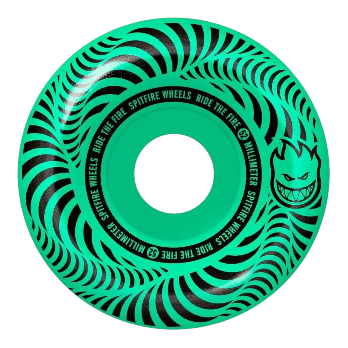 SPITFIRE WHEELS FLASHPOINT CONICAL TURQUOISE 50MM– Relief Skate Supply