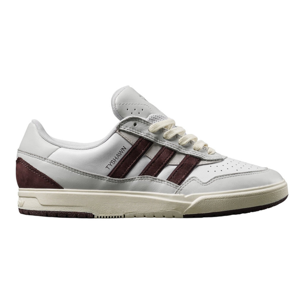 ADIDAS TYSHAWN II X ZACH SACACENO CRYSTAL WHITE/ SHADOW BROWN SHOES– Relief Skate Supply