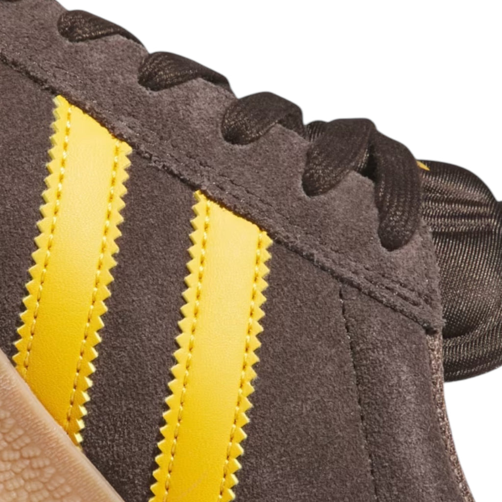 ADIDAS GAZELLE ADV SHOES Dark Brown / Preloved Yellow / Earth Strata Relief Skate Supply ADIDAS GAZELLE ADV SHOES Dark Brown / Preloved Yellow / Earth Strata Relief Skate Supply