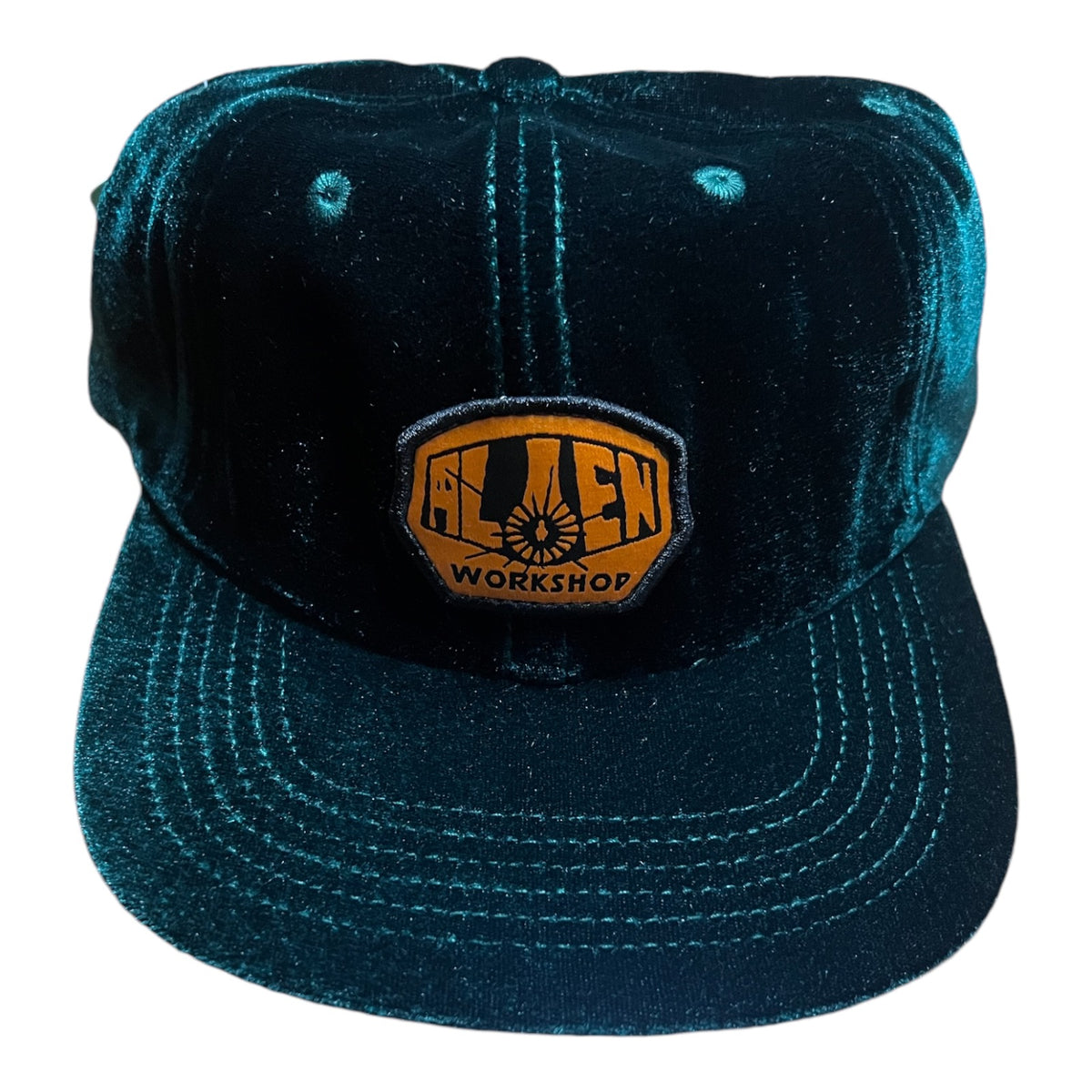 90's Alien work shop cap エイリアンワークショップ ALIEN WORKSHOP OG Logo Velvet Snapback Black– Relief Skate Supply