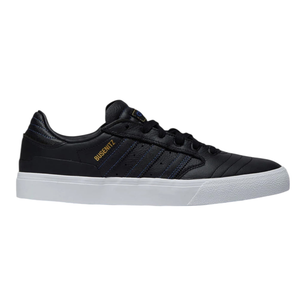 Adidas Busenitz Vulc II Core Black Leather Shoes Relief Skate Supply Adidas Busenitz Vulc II Core Black Leather Shoes Relief Skate Supply