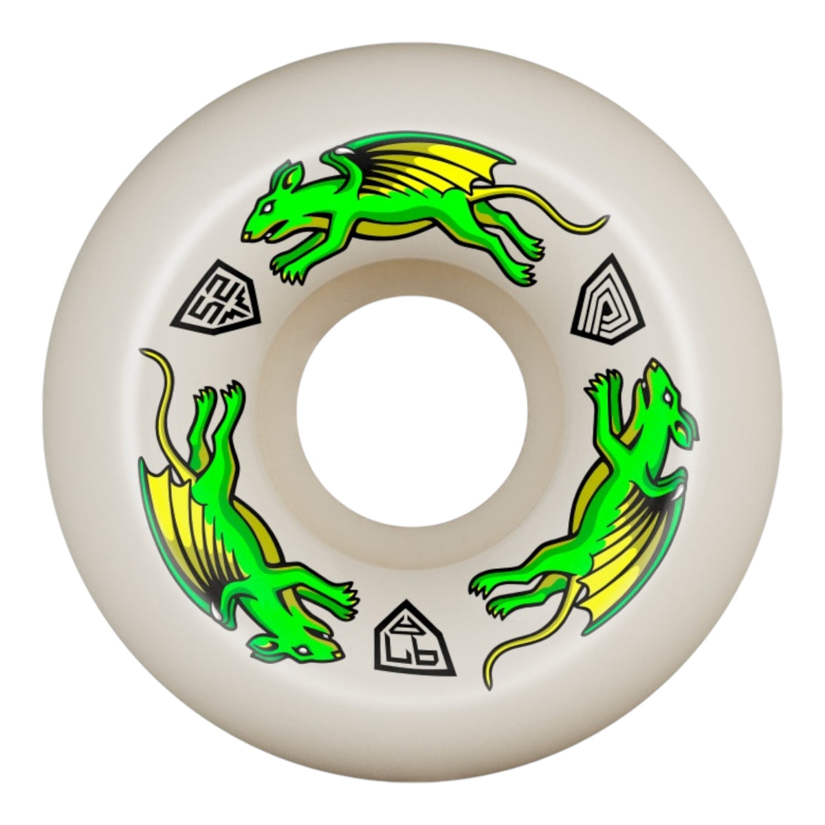 Powell Peralta Dragon Formula Nano Rats Skateboard Wheels 52mm x 30mm ...