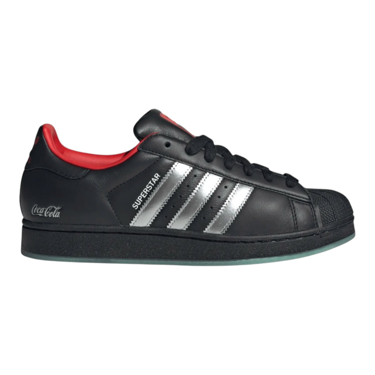 ADIDAS X COCA-COLA SUPERSTAR II SHOES BLACK/SILVER– Relief Skate