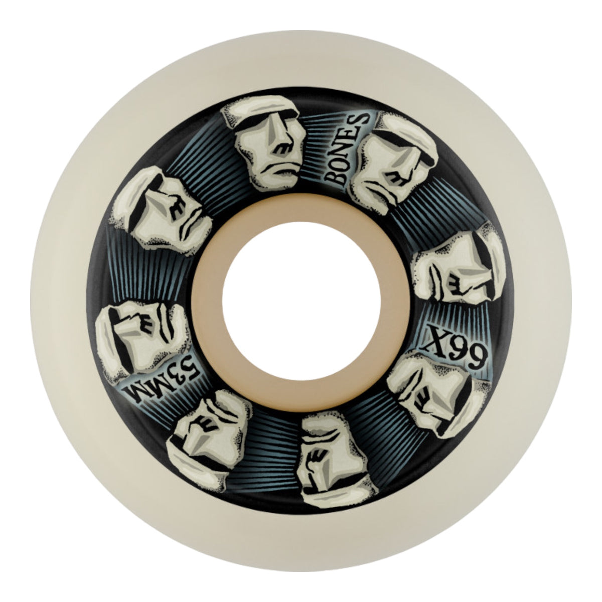 2026 新作 BONES X-F SIDE-CUT V5 53mm 99A BONES WHEELS X-Formula X-Ninety-Nine Head Rush 53 V5 Sidecut 99A