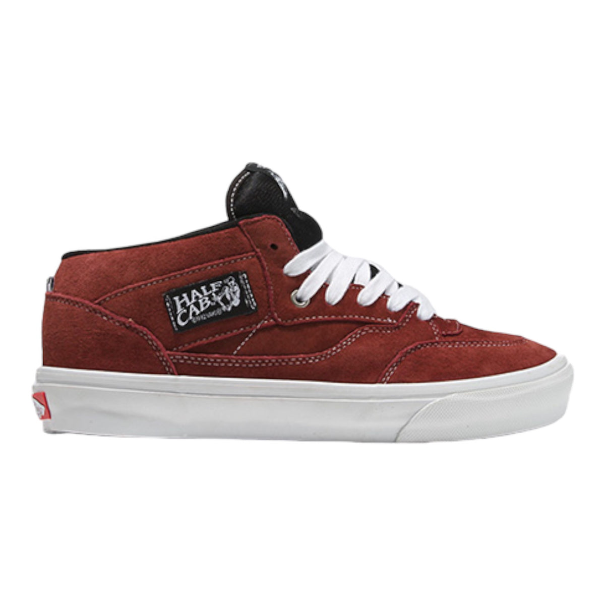 VANS Half Cab バーガンディ スエード スニーカー VANS PIG SUEDE SKATE HALF CAB '92 SHOE PIG SUEDE BRICK– Relief