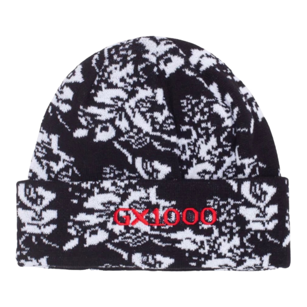 GX1000 Floral Beanie [Black]– Relief Skate Supply