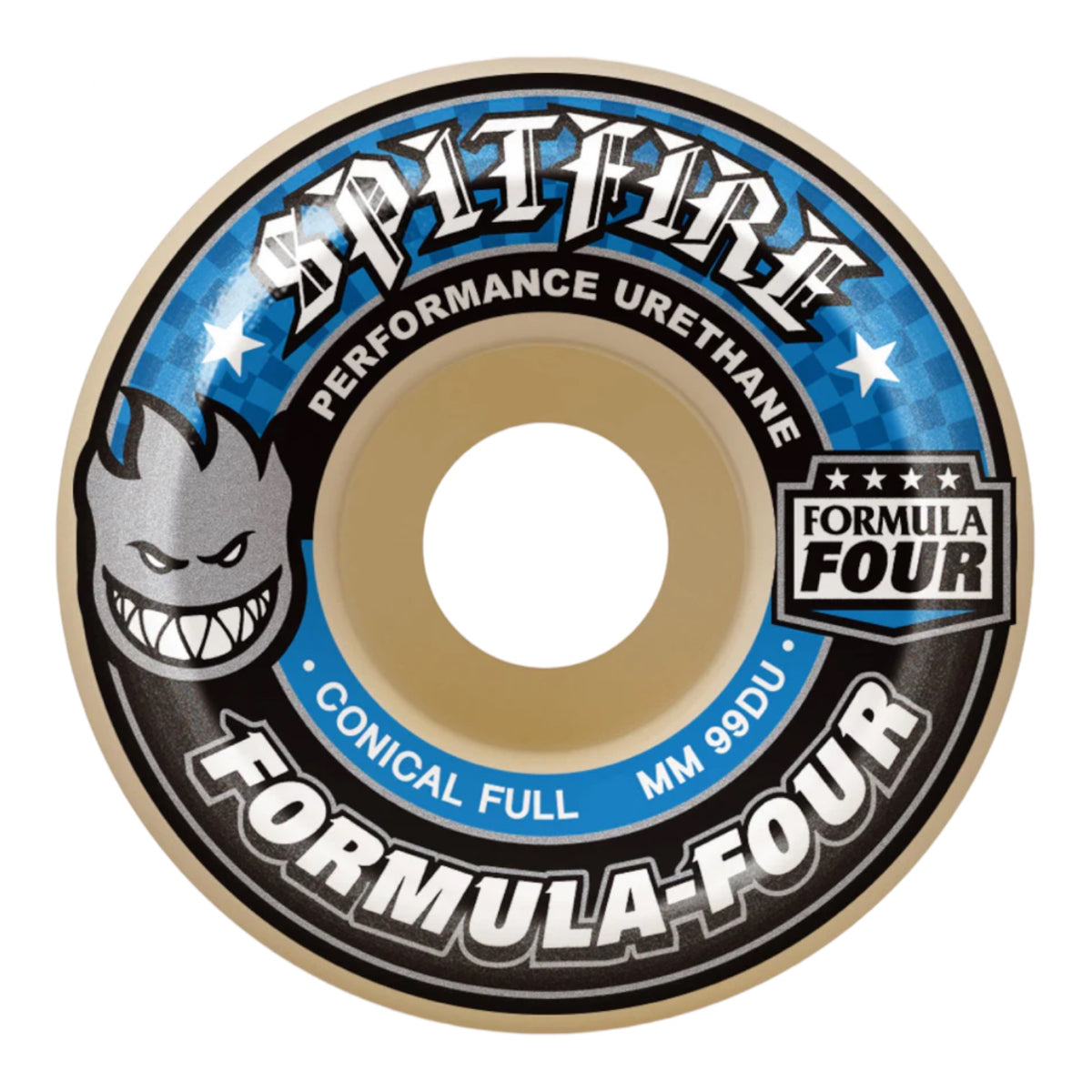 スケートボード Spitfire Formula Four 99D Conical 58mm SPITFIRE FORMULA FOUR WHEELS CONICAL FULL 58MM 99D– Relief Skate
