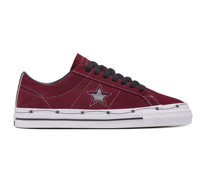 CONVERSE CONS ONE STAR PRO RAZOR WIRE DEEP BORDEAUX/BLACK/WHITE CONVERSE CONS ONE STAR PRO RAZOR WIRE DEEP BORDEAUX/BLACK/WHITE