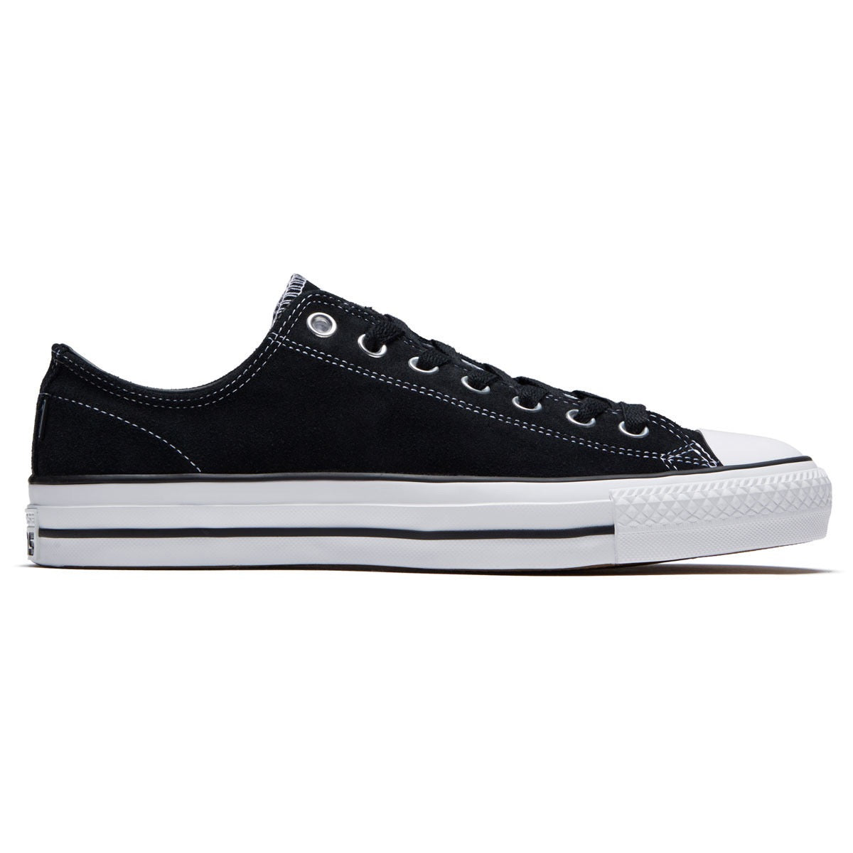 Converse CTAS Pro Ox Black/White Suede– Relief Skate Supply