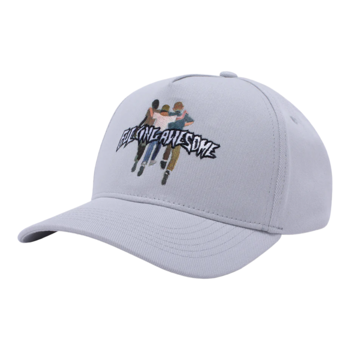 Fucking Awesome Kids Are Alright 5-Panel Snapback Grey