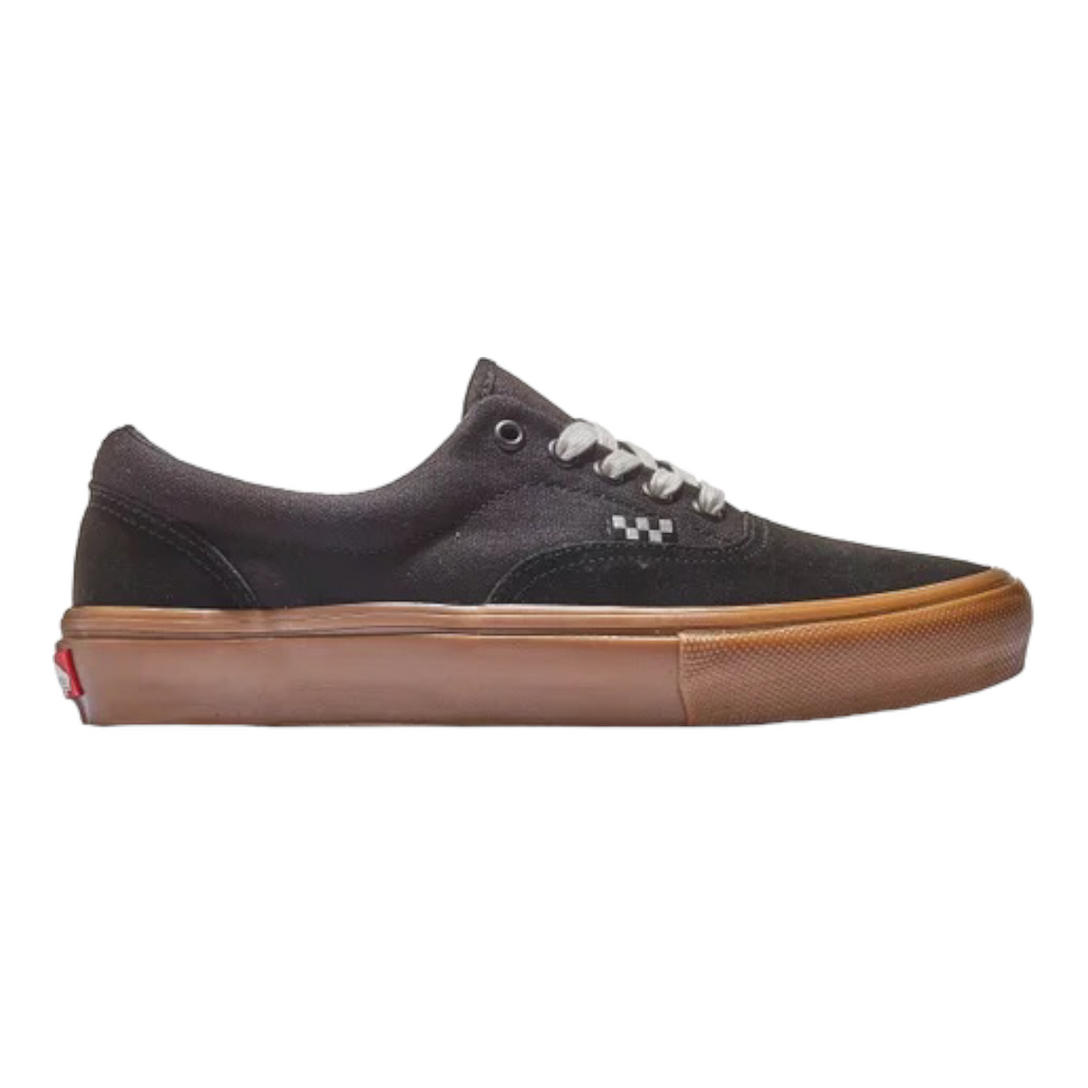 Vans Men\'s Era Logo Mix Canvas Skate Tangerine Black Size US 11.5 EU 45 Skate Era Shoe in Black / White | Vans main image 3